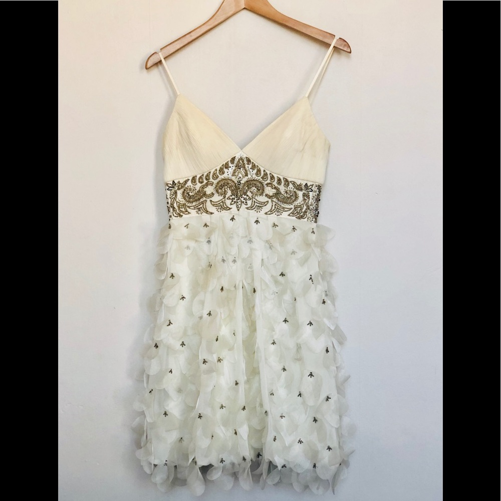 Sue Wong ivory beaded wedding/ occasion dress